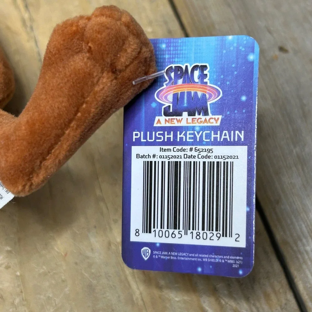 Space‎ Jam A New Legacy Taz Tasmanian Devil Tune Squad Plush Keychain 2021 NWT